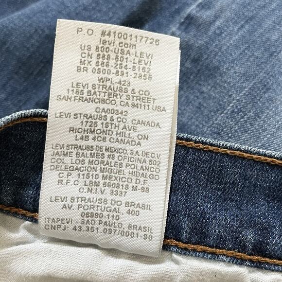 Levis 515 Bootcut Womens Jeans Size 6 LONG Mid Rise Flap Pockets Cowgirl Western - Picture 8 of 8